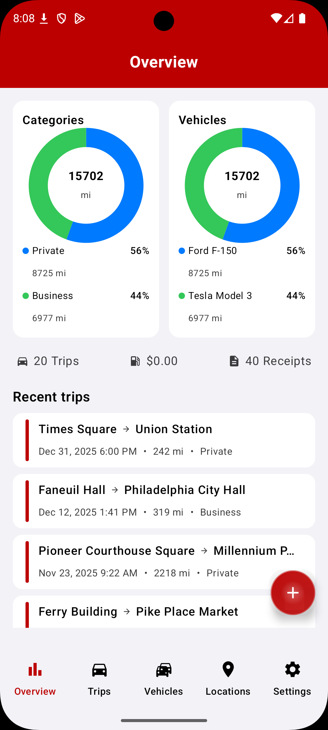 DriveLogger on Android